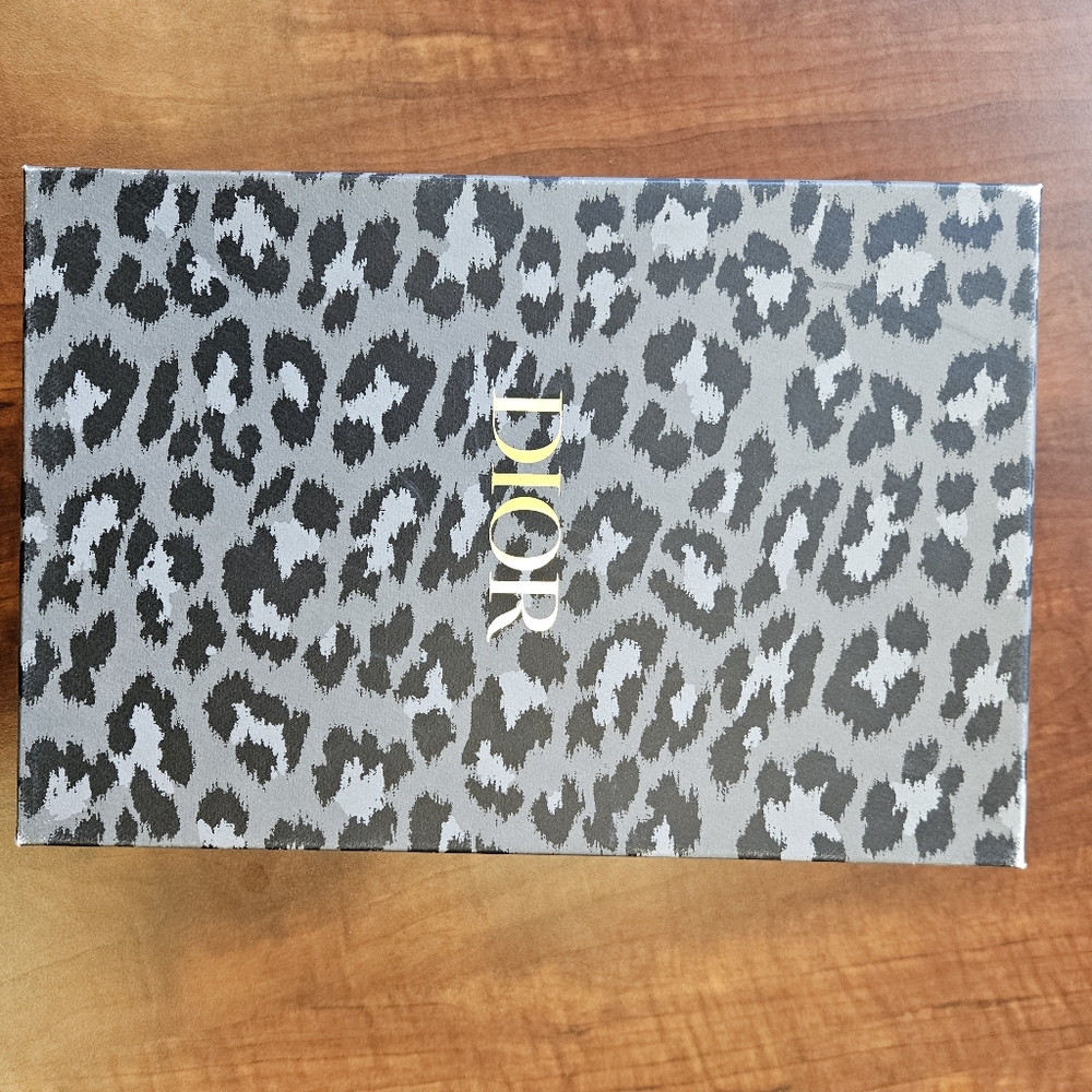 Dior Women's Black and Gray Leopard Shoes - Picture 7 of 8